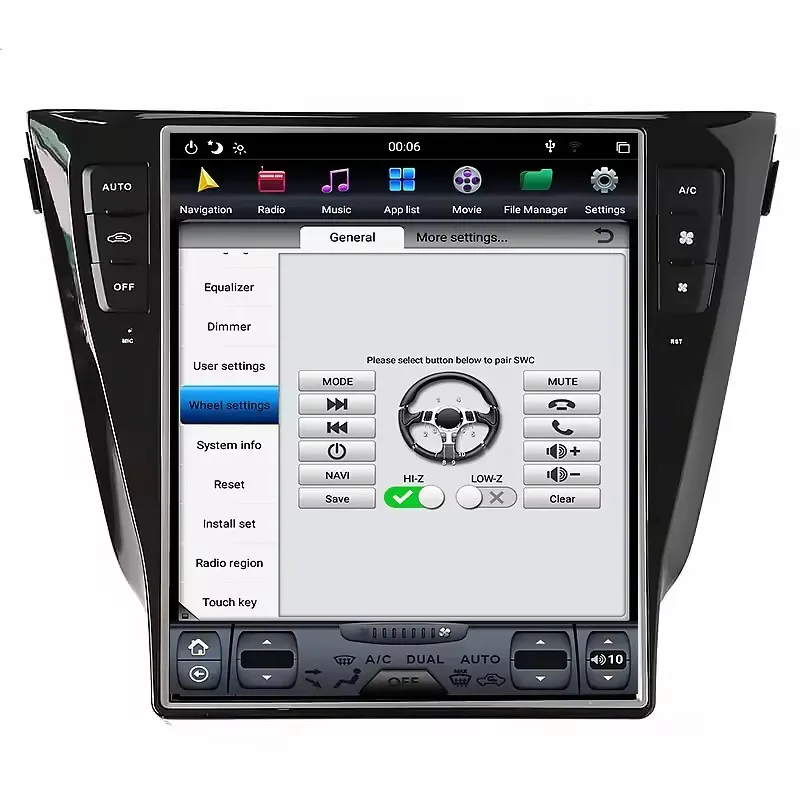 

12.1" Touch Screen Car DVD Player Android Auto Radio Multimedia System GPS for Tesla Style Nissan X-Trail Qashqai 2013