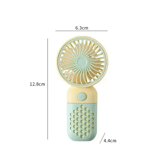 

2024 Handheld Charging Fan Cartoon Cute Small Student Charging Small Fan Portable Mini USB Fan Mini Pocket