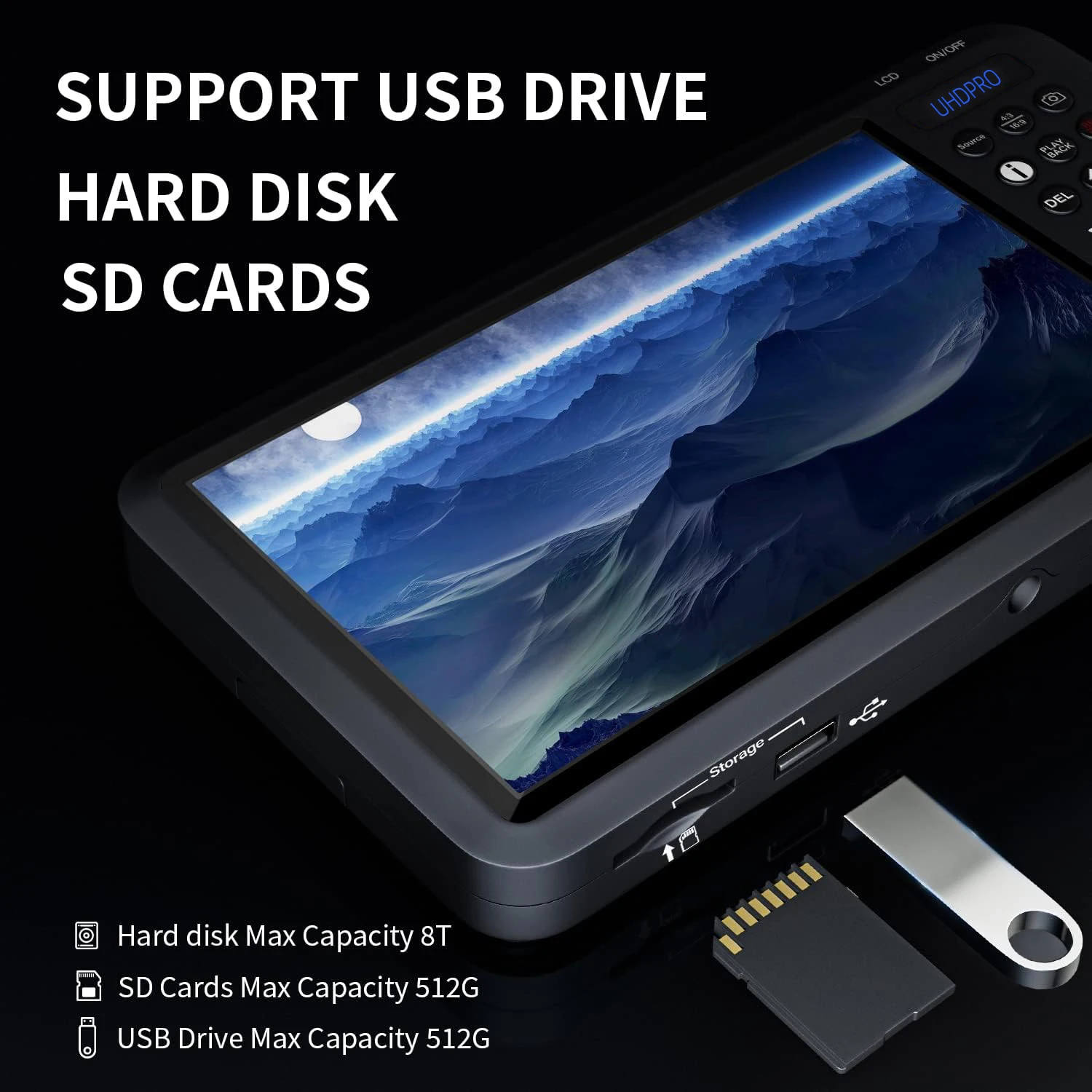 Video Recorder 1080P 60FPS USB2.0 with 7
