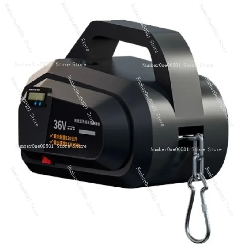 

Electric rope climbing machine rechargeable remote control lithium crane aerial work external wall climbing artifact