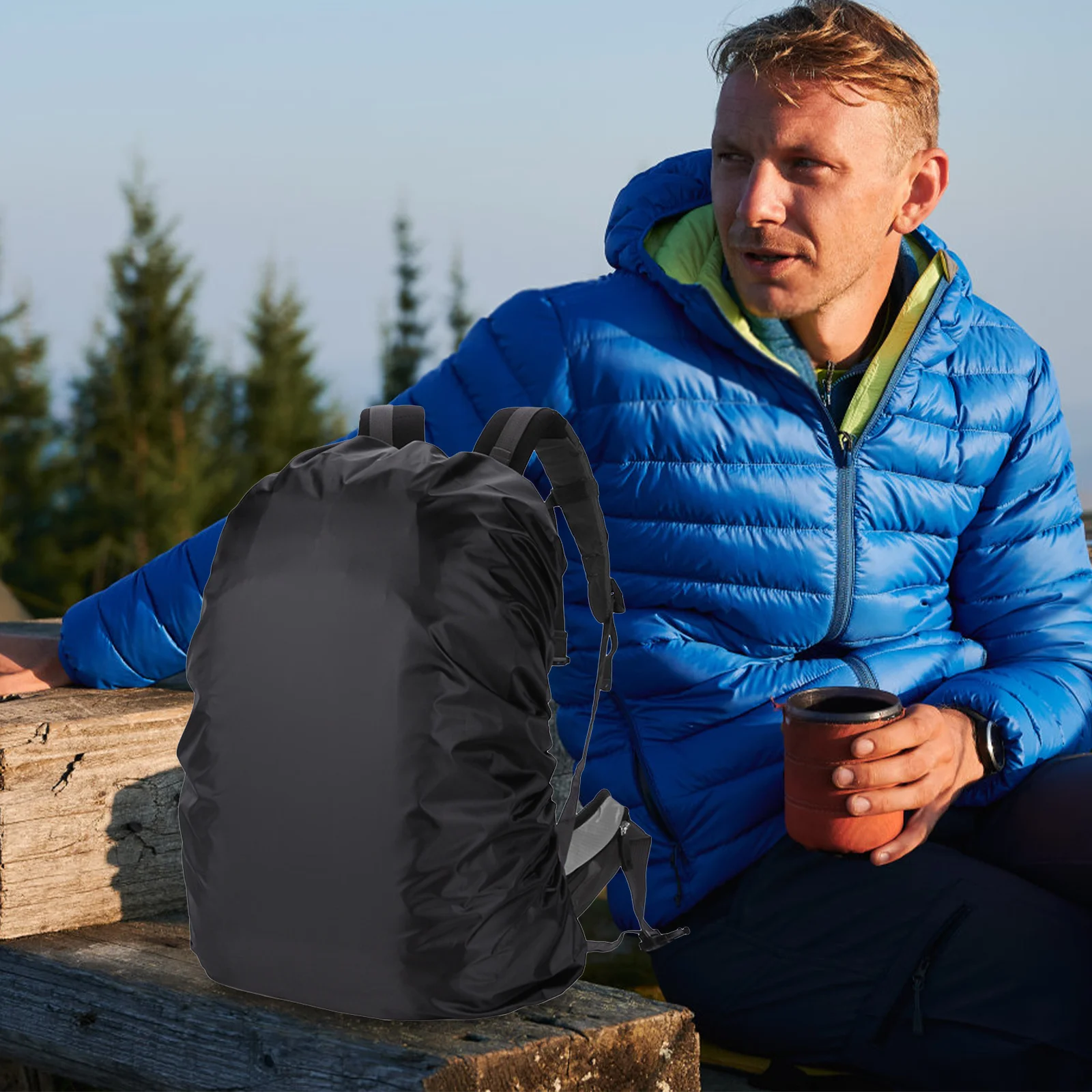 

1Set Backpack Rain Cover Waterproof Durable Polyester Outdoor Hiking Camping Protective Rainproof Backpack Cover