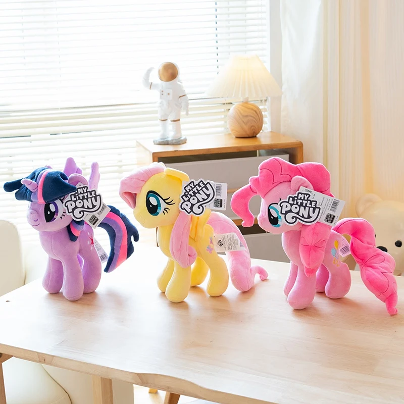 Carino My Little Pony Peluche Dash Apple Jack Rarity Anime Bambole di pezza Fluttershy Pinkie Pie peluche Hobby Bambini Regali di Natale