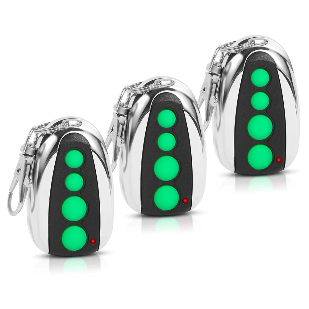 3Pcs Remote Control Transmitter 433.92Mhz ,4-Button For Automatic Swing Sliding Gate,For Lockmaster Topens Casar-[A22I Store