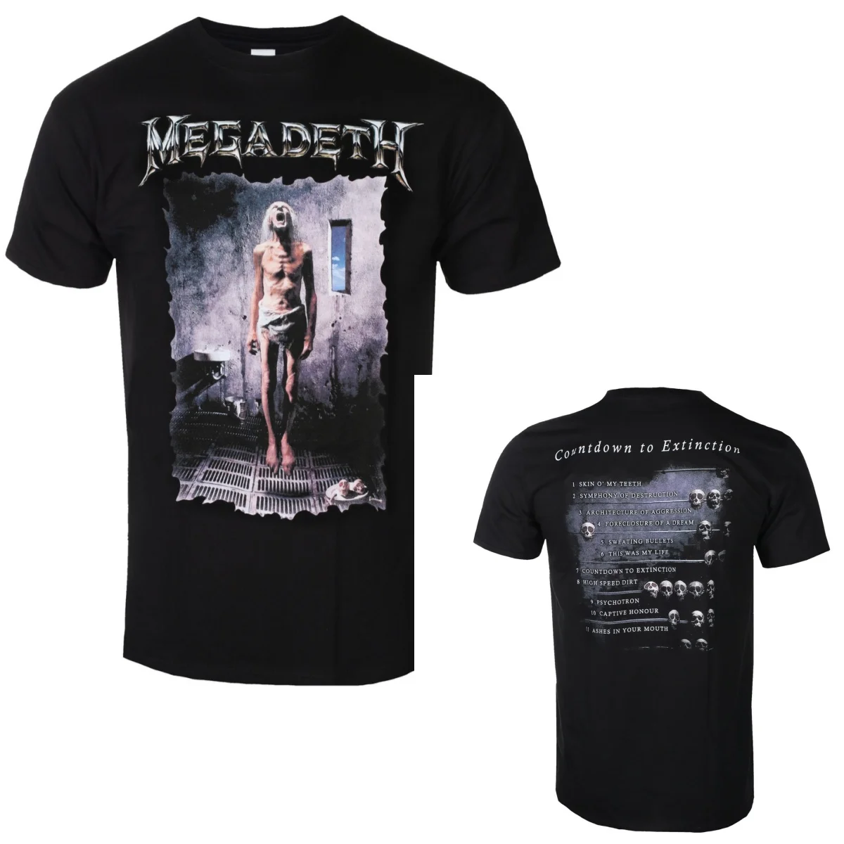 2026 Megadeth Graphic Cotton Band T-shirt Unisex Summer Short Sleeve Fashion Brand Tee Luxury Casual Vintage Tees