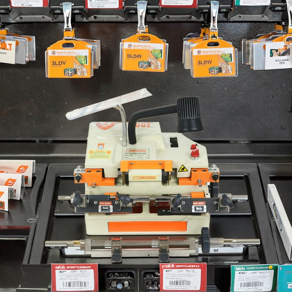 Wenxing 100E1 máquina cortadora de llaves duplicadas 180w llave 220V/50HZ máquina duplicadora de llaves suministros de cerrajero herramientas