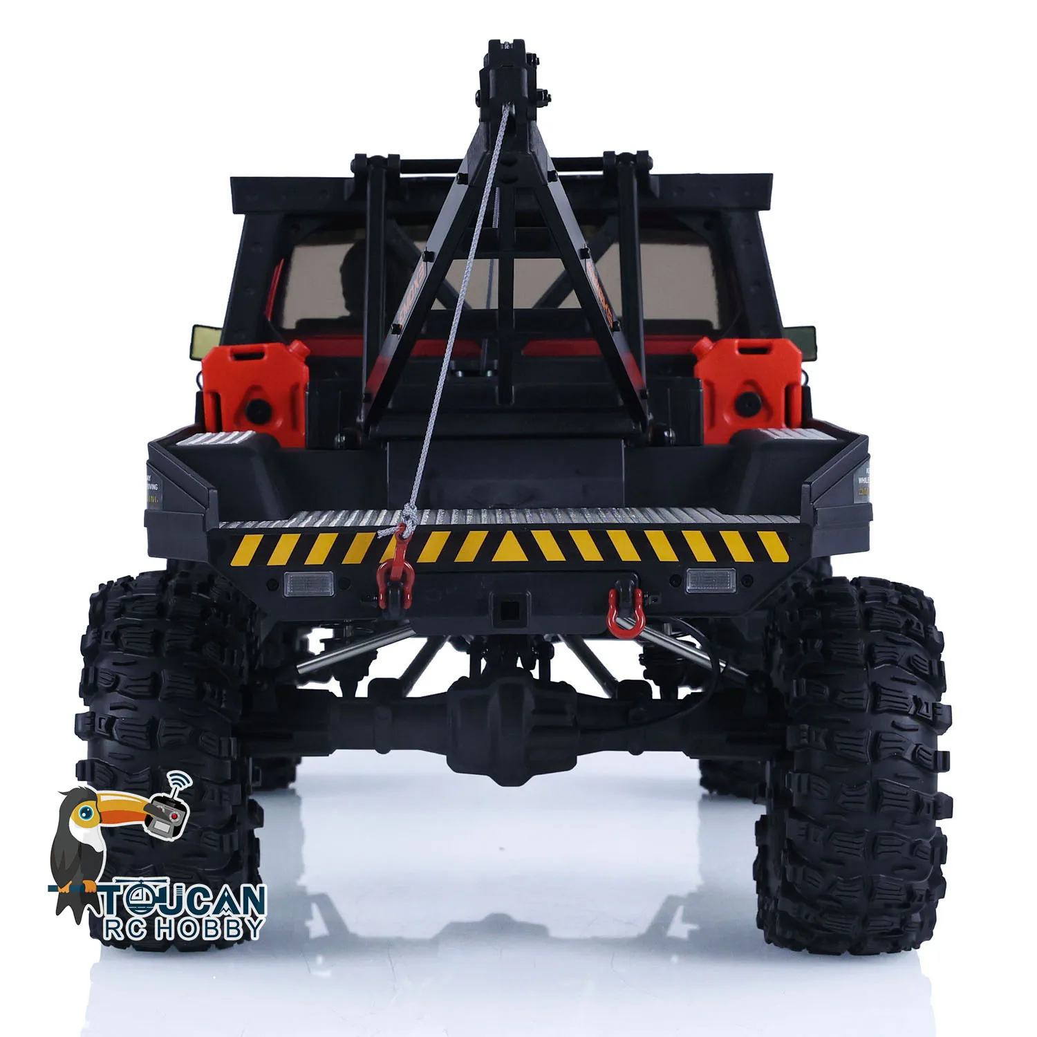 1/8 4WD CORSSRC EMO X3 RC Samochód ratunkowy 4x4 Zdalnie sterowany model gąsienicowy Elektryczne pojazdy terenowe Zabawki Radio Silnik Światła