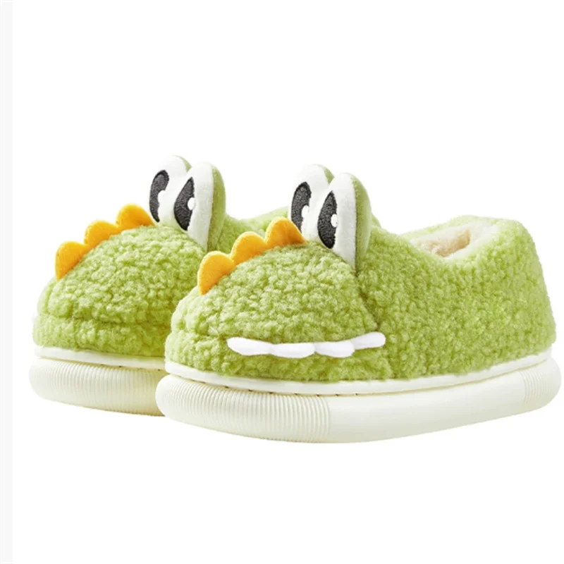 

Winter Cotton Slippers For Children's Shoes Fashion Cute Animal Pattern Warmth Indoor Kids Girls Boys Slippers