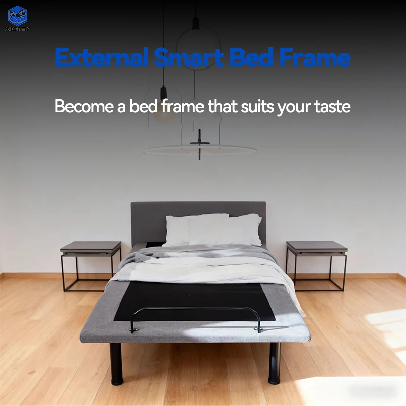 إطار سرير حديث خارجي ذكي من الحديد قابل للتعديل للاستخدام في الشقة والفيلا