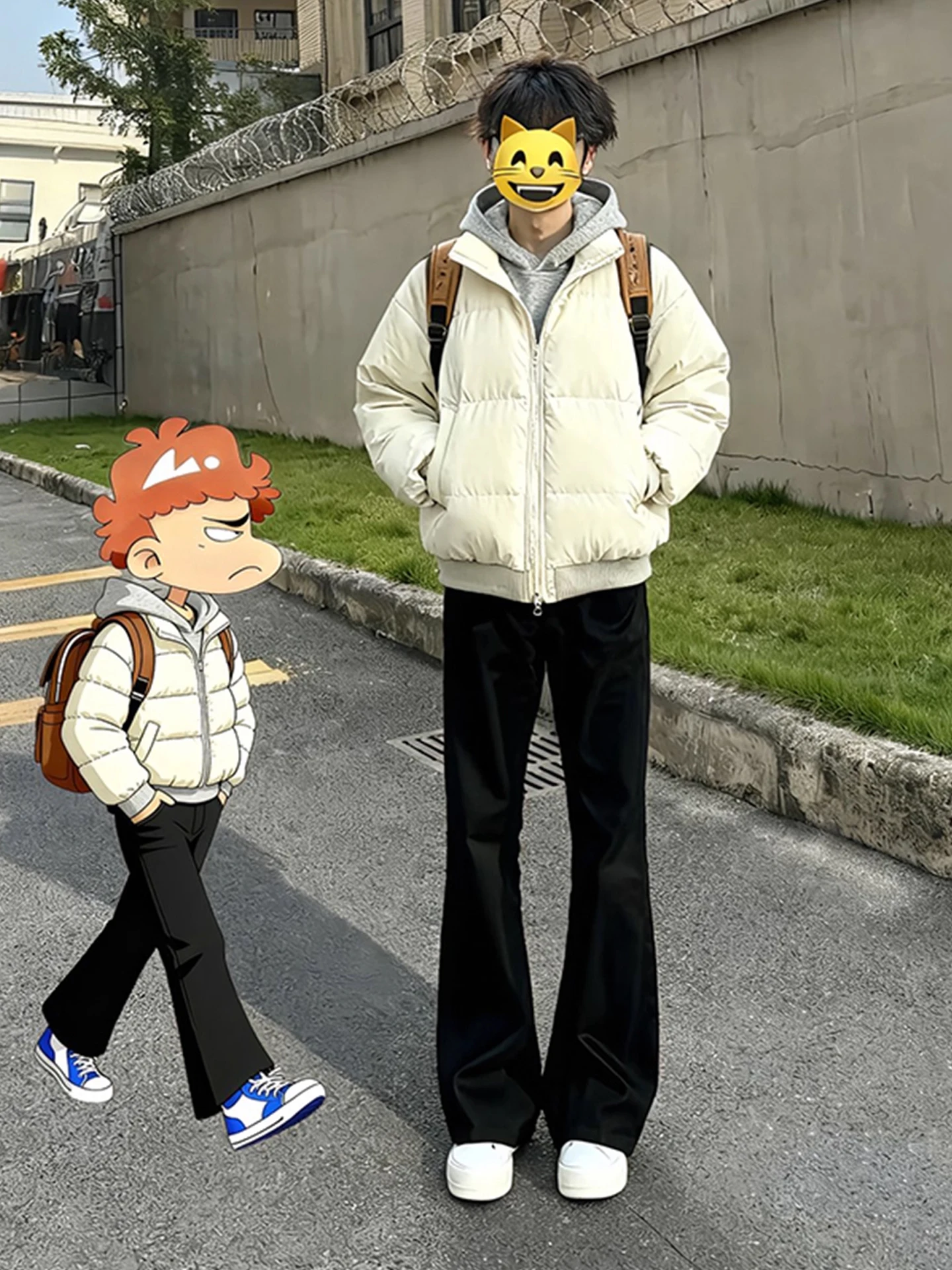 Cleanfit الرجال سليم صالح مستقيم الساق الجينز شارع العليا فيبي Bootcut الدنيم السراويل منتصف الخصر سستة إغلاق لون نقي جينز غير رسمي #5