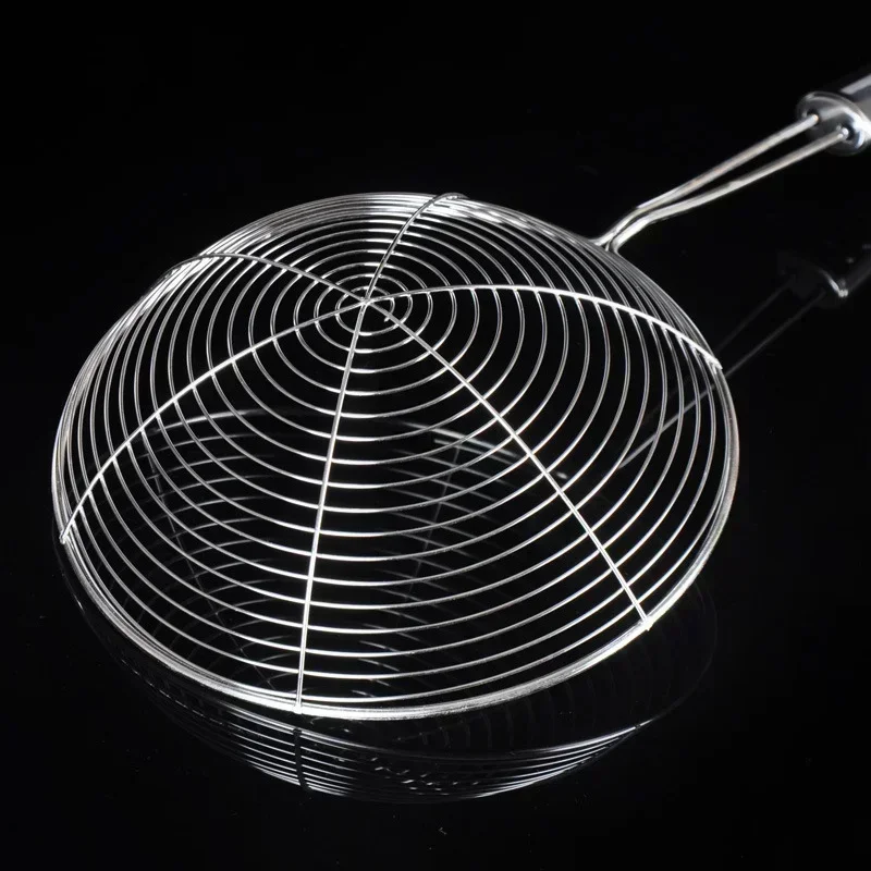 Kitchen Portable Tools Stainless Steel Filter Oil Pot Food Filters French Fries Separator Utensils Baking Cooking Foods Sifter view 3