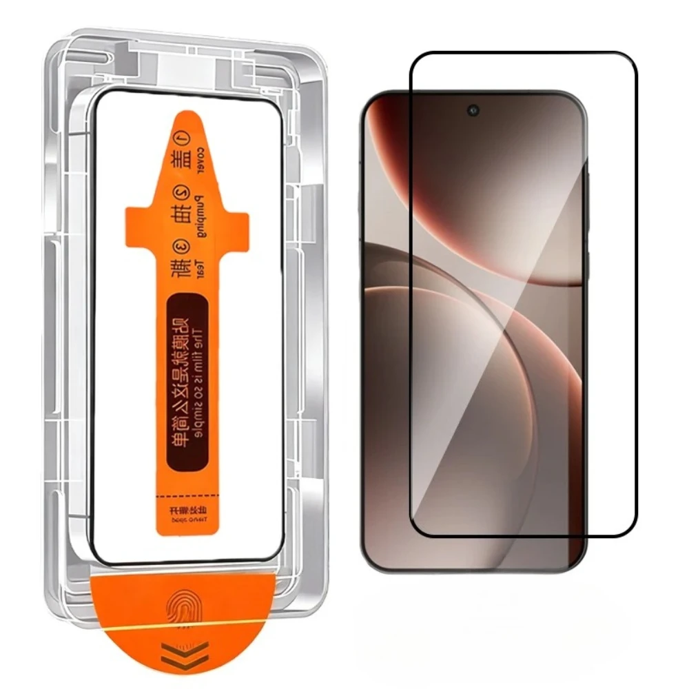

1-3PCS 9H Dust Free Tempered Glass for Oneplus Turbo 6 6V ACE6 6T 15R 15T 13T 13R TEasy Install Screen Protector Full Glue Glass