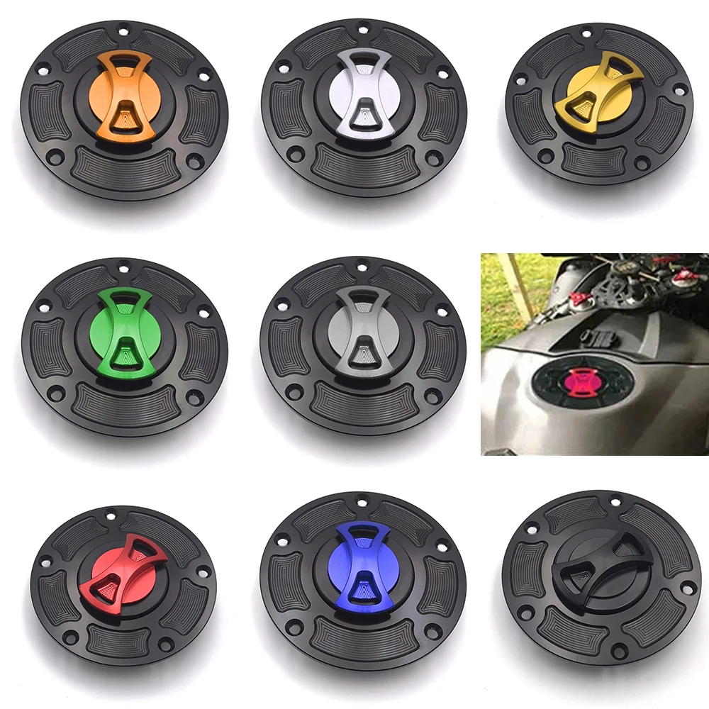 Motorcycle For DUCATI Panigale V4 V4S V4R V2 899 959 1199 1299 Keyless Racing Quick Release Tank Fuel Caps Case Gas Cover