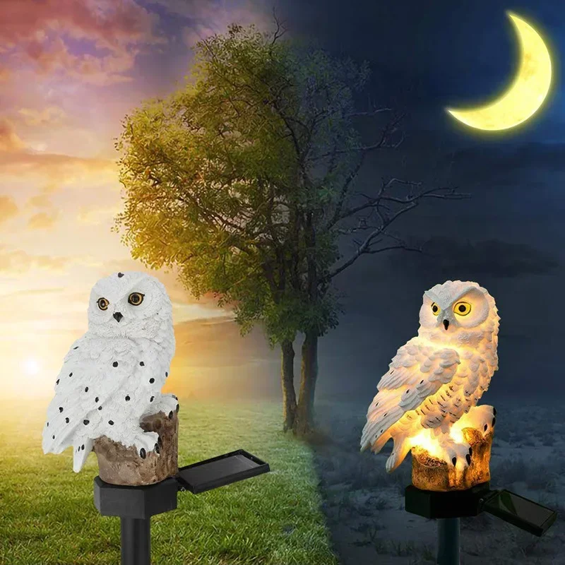 

Solar-Powered Owl LED Garden Light: IP67 Waterproof & Auto-Sensing for Pathway Decoration