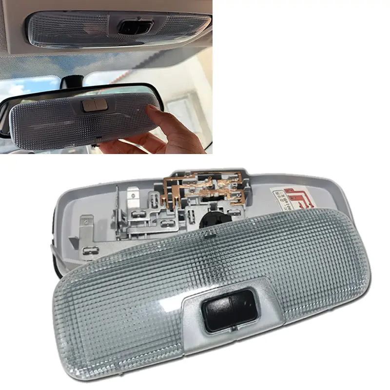 Car Styling 8A6A13776CA Interior Reading Light Lamp Dome Lamp Signal One Button For Ford Focus Fiesta Mondeo 2005-2014