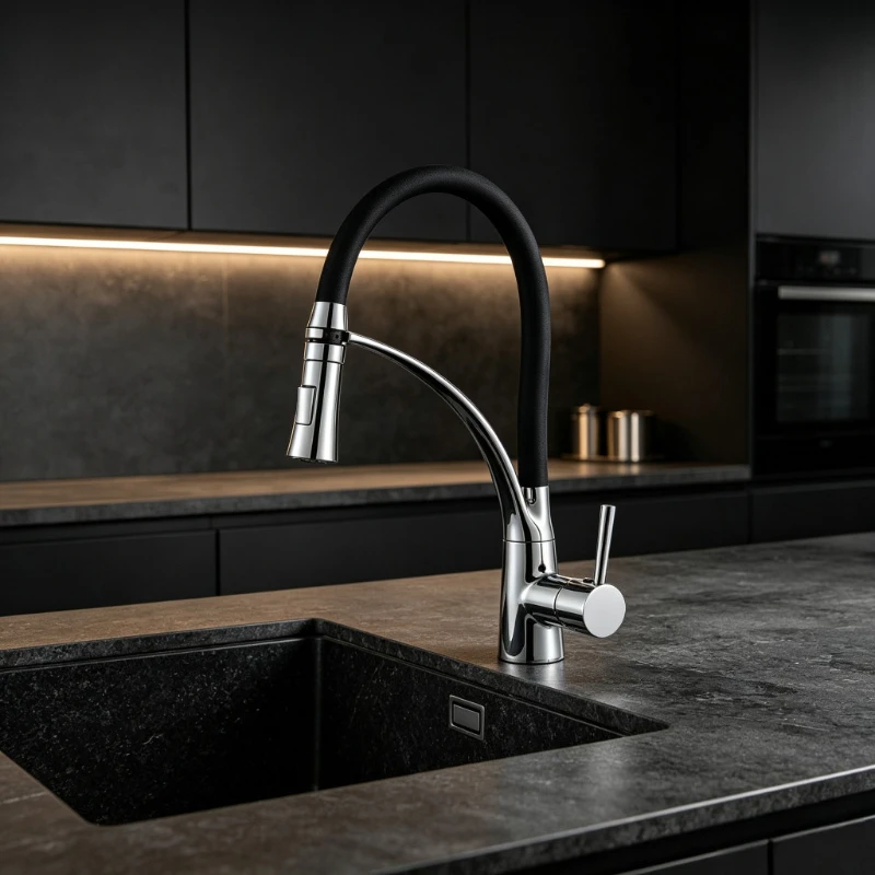 Dual Mode Universal Pulling Faucet Durable Kitchen Washing Basin Rust Proof Basin Faucets Bathroom Faucet Home Household Use