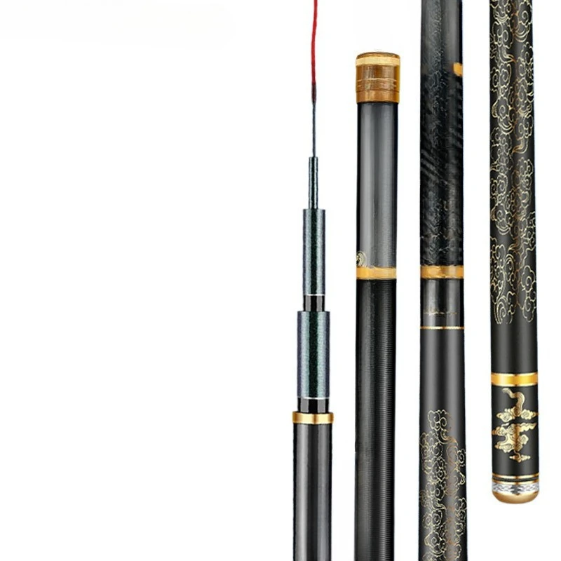 

Household, fishing rod imported, high carbon super, hard comprehensive large object