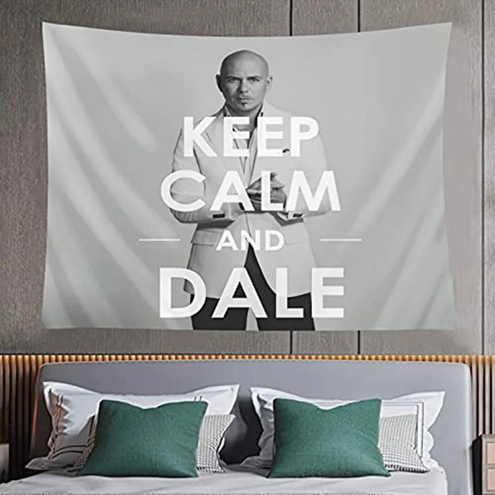 Mr Worldwide Tapestry Pitbull Been There Done That Wall Hanging Decor for Bedroom Dorm Indie Room