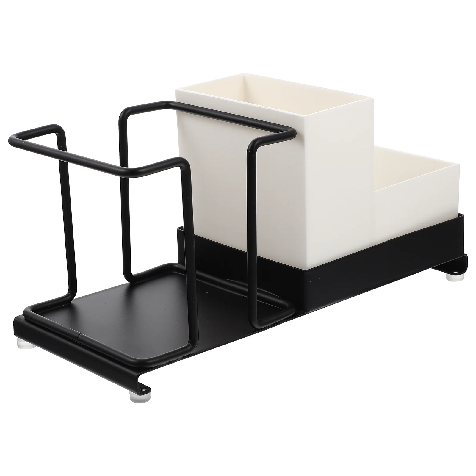 

Multifunctional Storage Box With Rack For Coffee Station Organizer Cup Sugar Bag Holder Countertop Box Cotton Swab Container