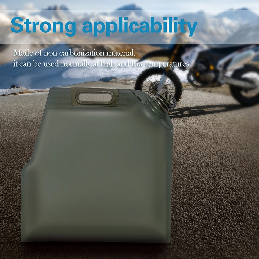 5/10L Gas Bladder Handheld Portable Handheld Oil Storage Bag Foldable Oil Transfer Bag for Drivers Motorcycles SUVs Sedans RVs