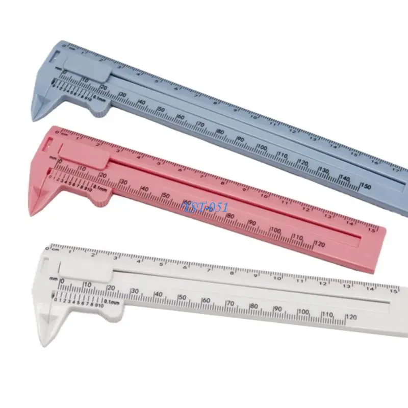 

E15A Double Scale Micrometer Plastic Vernier Caliper Measuring Instrument for Diameter Thickness Measurement 0-150mm 0-180mm