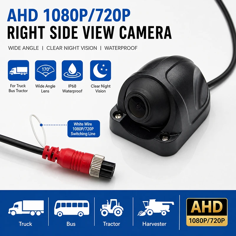 Car Camera, Bus Harvester, High-Definition 1080/720PAHD Vehicle-Mounted Image.