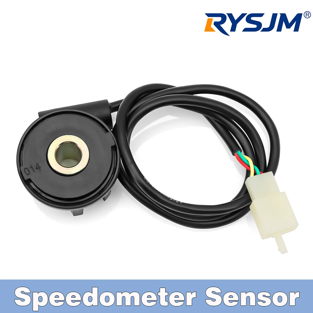Universal Motorcycle Odometer Sensor Wire for 12V Digital Motor Speed Meter 3-Pin Tachometer Cable Sensor Matal Mileage Assembly