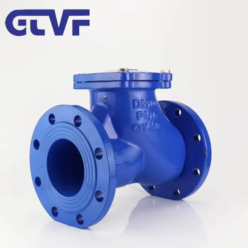 GT450 Ball Check Valve Ductile Iron Flange Check Valve for Water, Waste Water, Oils, Air and Industrial Application