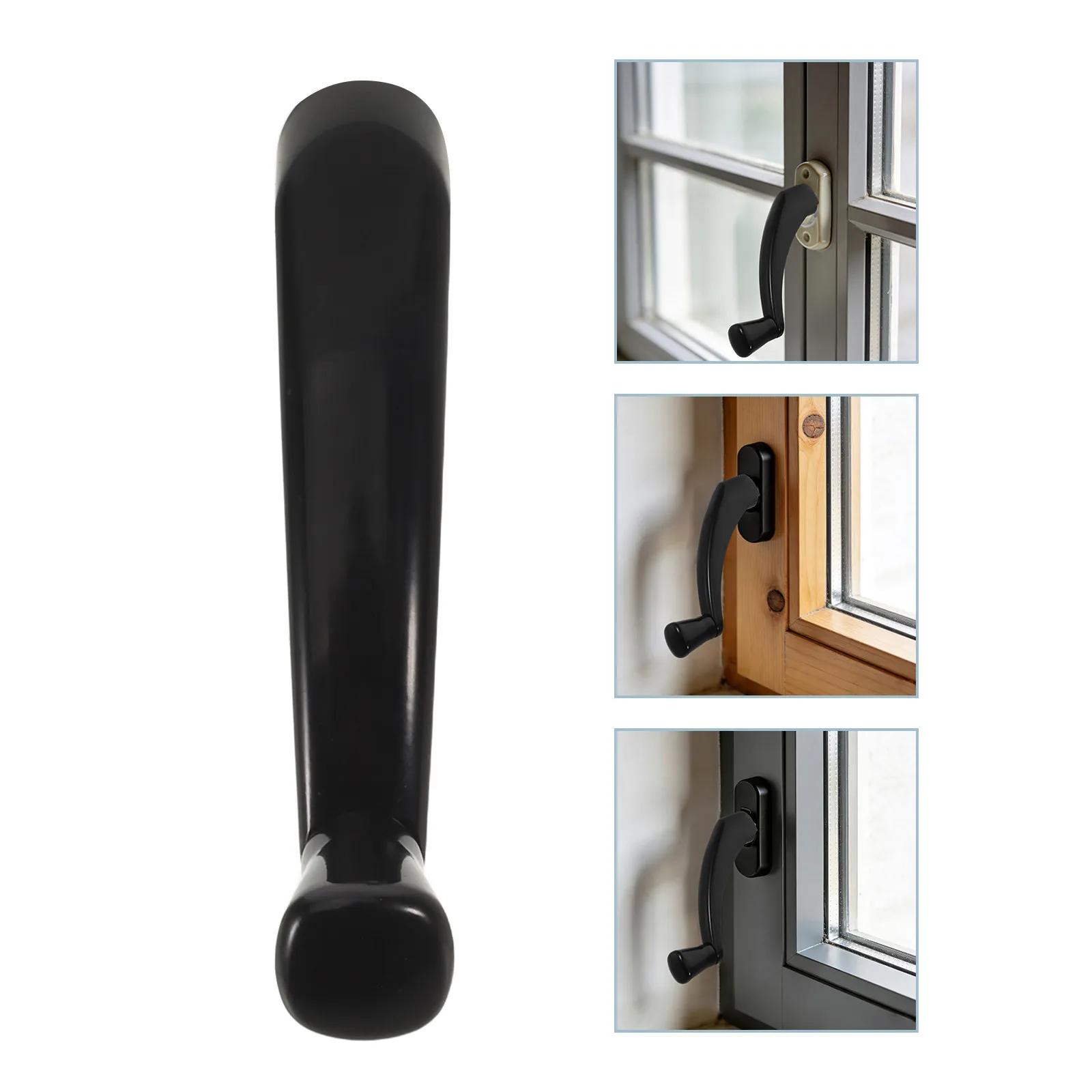 Manual Window Crank Handle Metal Spline Socket Replacement Casement Operator Mechanism Door Window Regulator Handle Smooth