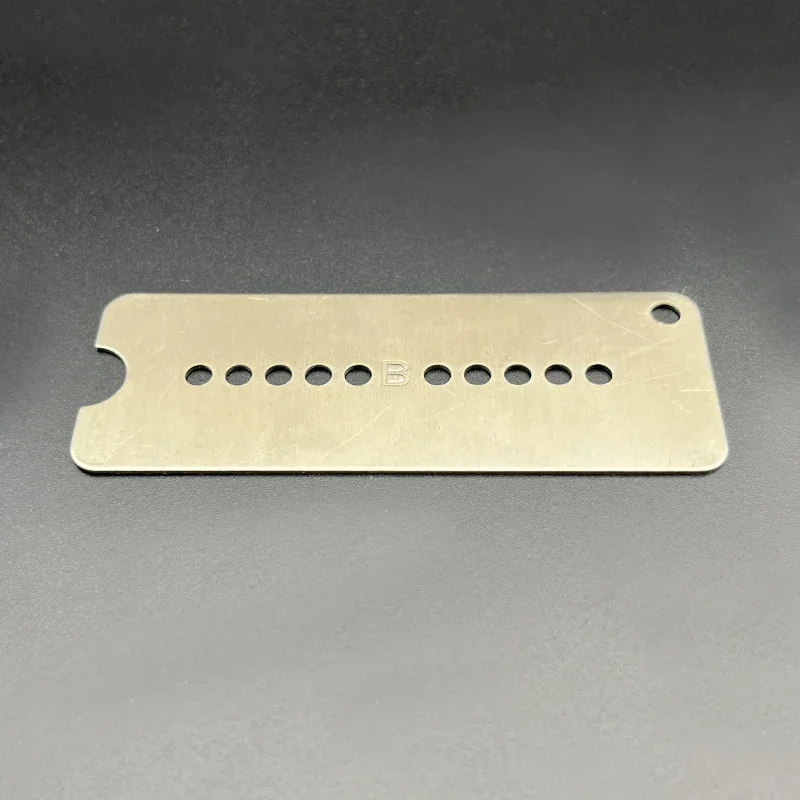 10Pcs Cupronickel Baseplate for P90 Style Pickup Pickup Baseplate 81x30MM Baseplate N-50/B-52 Pickup Parts