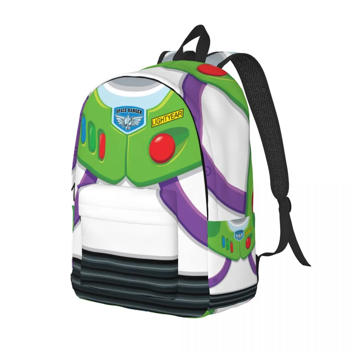 Toy Story Buzz Lightyear\'s Space Suit Backpack for Men Women Teenage High School Business Daypack Laptop Canvas Bags Outdoor