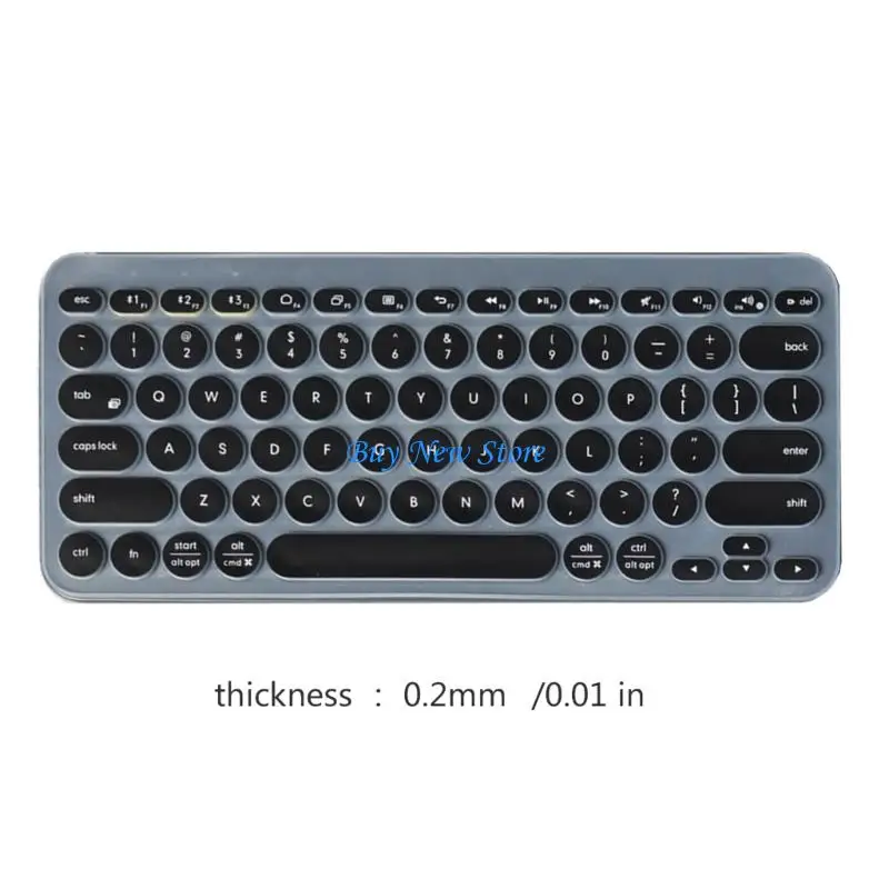 20CE Protective Silicone Keyboards Skin Fit Liquid Proof For K380 Keypad