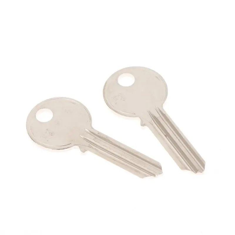 10 Uds F3 llaves en blanco de doble ranura-accesorios de molde de llave de cerradura de puerta de casa, suministros de herramientas de repuesto de Hardware DIY