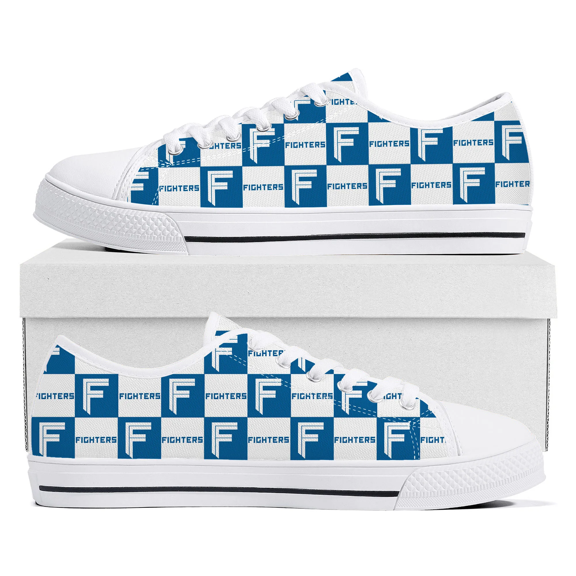 ハムファイターズ Ham Fighters baseball Low Top Sneakers Mens Womens Teenager Canvas High Quality Sneaker Casual Custom Made Shoes DIY