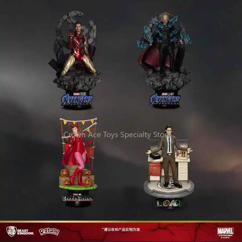 

In Stock Beast Kingdom Venom Universe The Avengers Thor Loki Wanda Maximoff Collectible Action Figure Trendy Toys Model Gifts