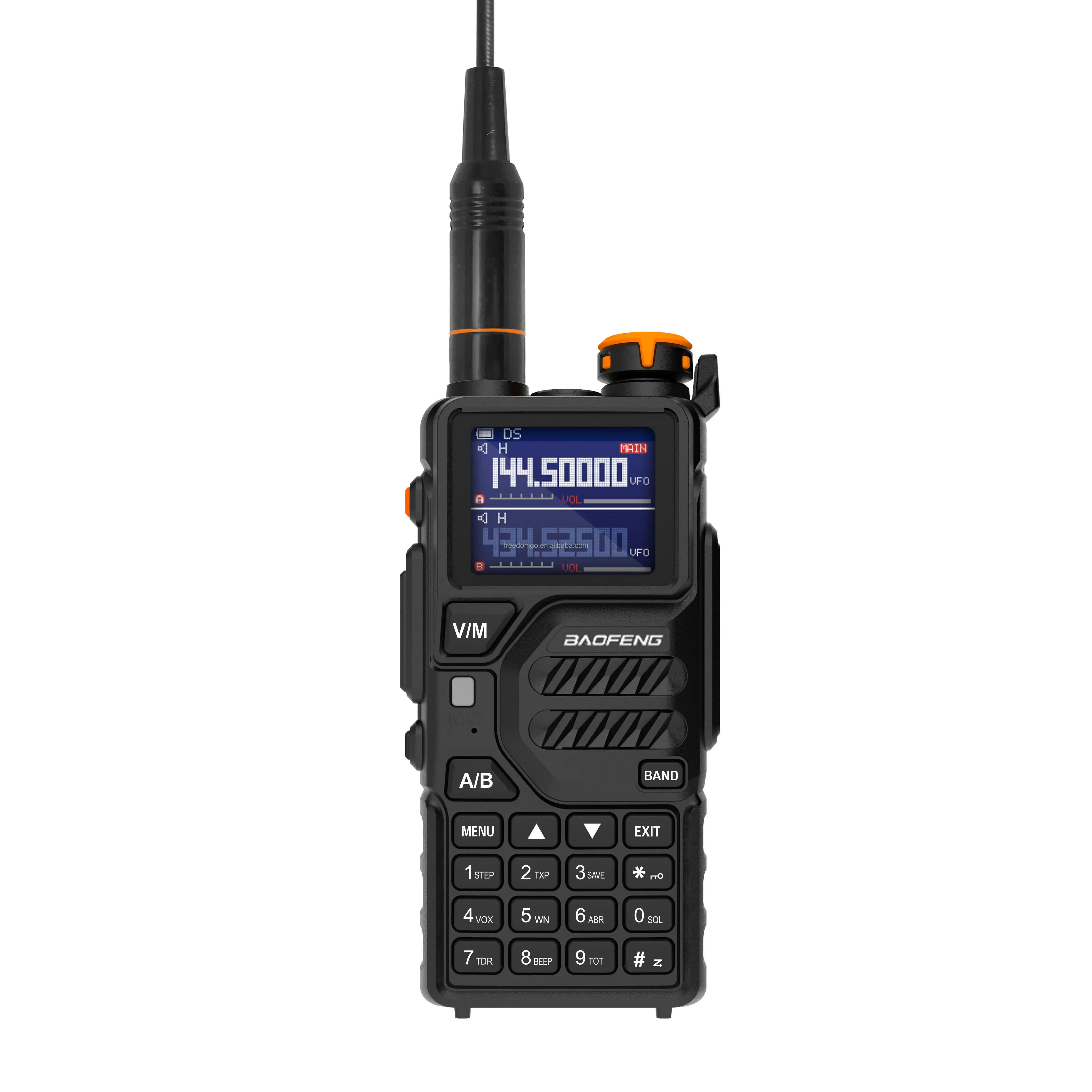 1PC UV-K5PLUS Amateur Radio, Baofeng K5PLUS 10W Outdoor Dual-Band Walkie-Talkie Handheld Radio, Used for Long-Distance Communica