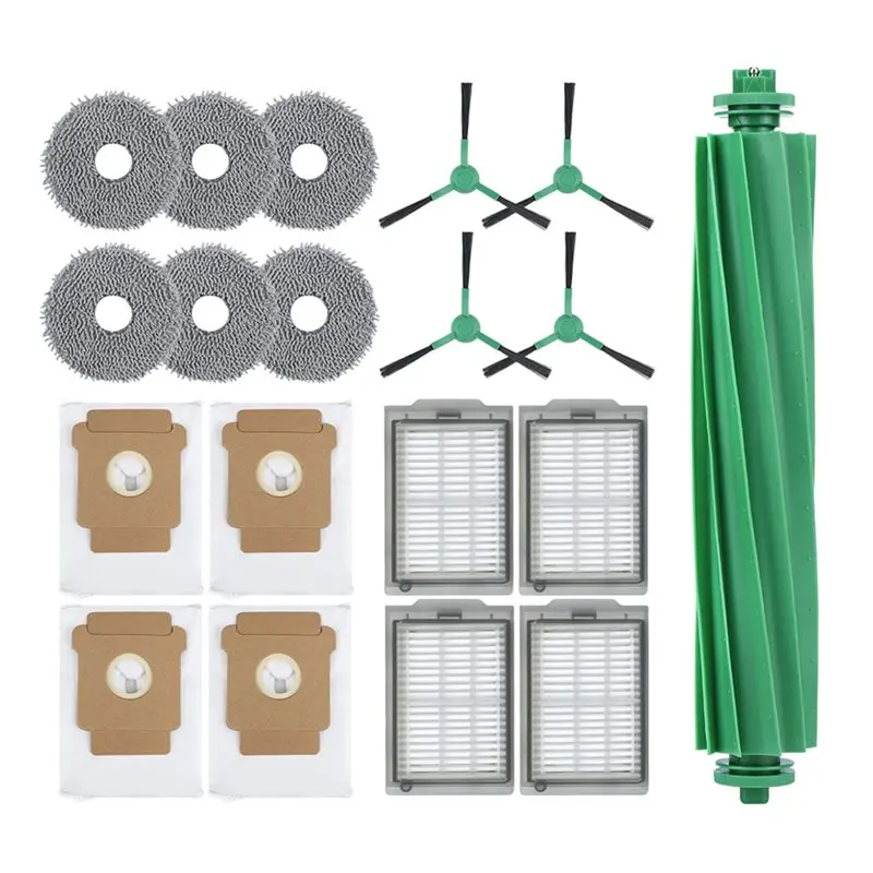 

Запчасти и аксессуары ABZA для Roborock Q10 X5 / Q10 PF / Q10P / Q8+ / Q8 Max Pro Plus: основная и боковые щетки, фильтры, насадки для мытья, мешки для сбора пыли