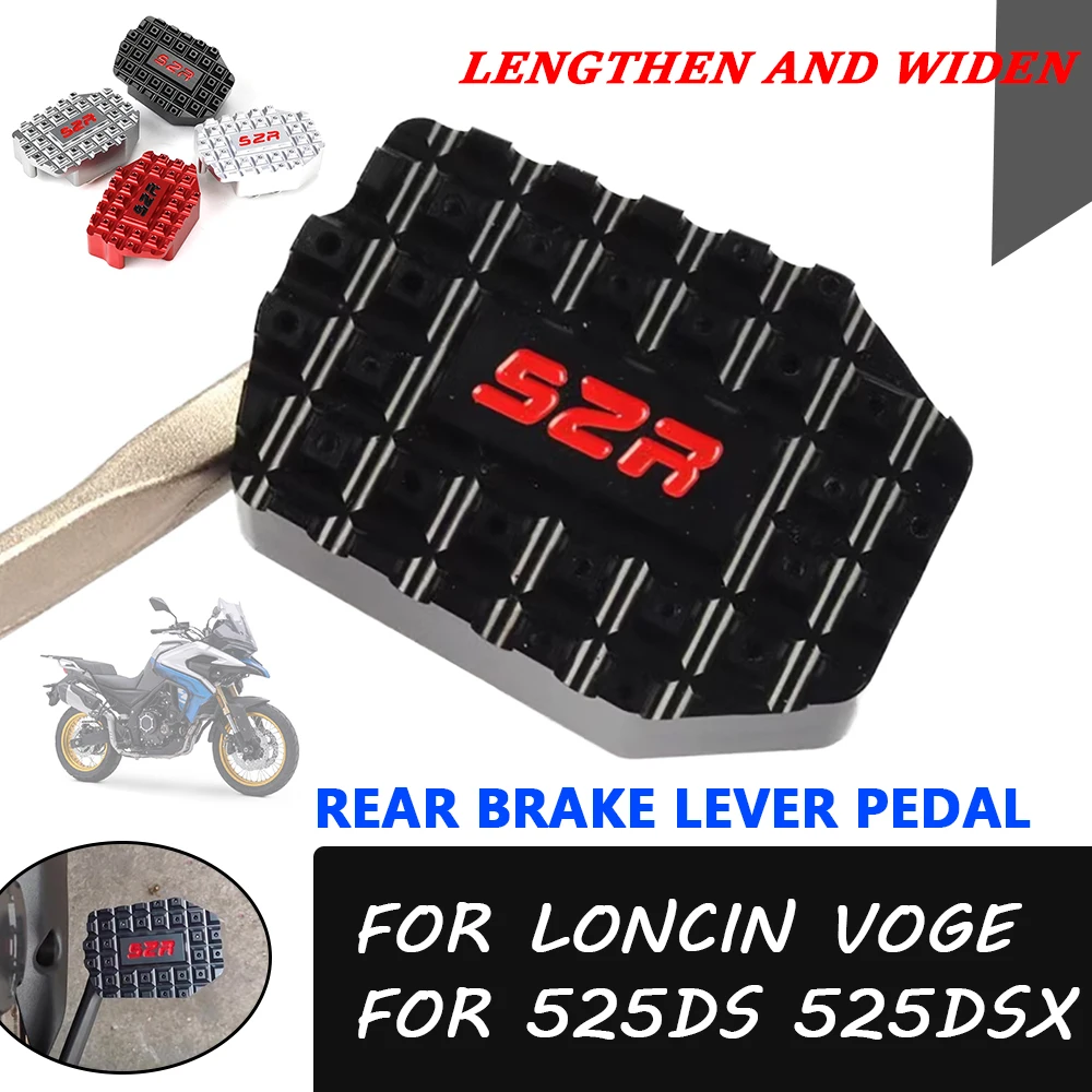 

FOR DS525X Rear Brake Lever Pedal Extender Foot Pegs Enlarge Extension For VOGE Valico 525DSX DSX525 DS 525 X DSX 525 DSX 2022