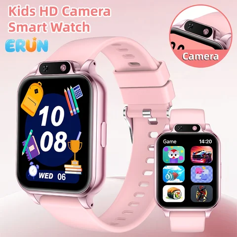 Smart Watch, Featuring Alarm Reminder/Multiple Brain Games/Camera/Pedometer/Calendar/Calculator And Other Functions, Suitable for Boys And Girls, Best Gift for Children, Recording Every Step of Their Progress