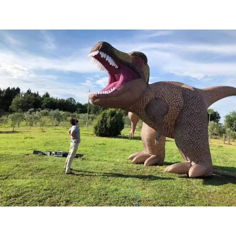 

16.4ft Tall Inflatable Dinosaur Inflatable Tyrannosaurus Rex for Halloween Exhibition Party Decoration