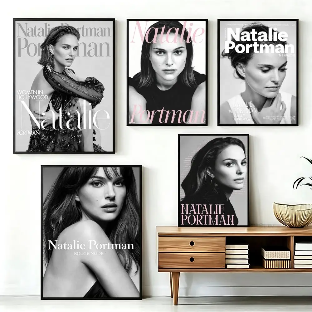 actor Natalie Portman Poster  Poster HD Printing Fresh and Nordic Home Decor Wall Art for the Living Rooms Hallways Gift Giving