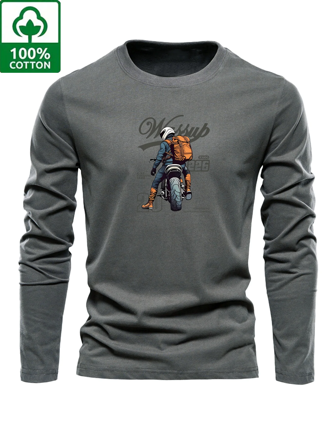 Wine & Beer Guayaquil - Men 100% Cotton Long Sleeve T
