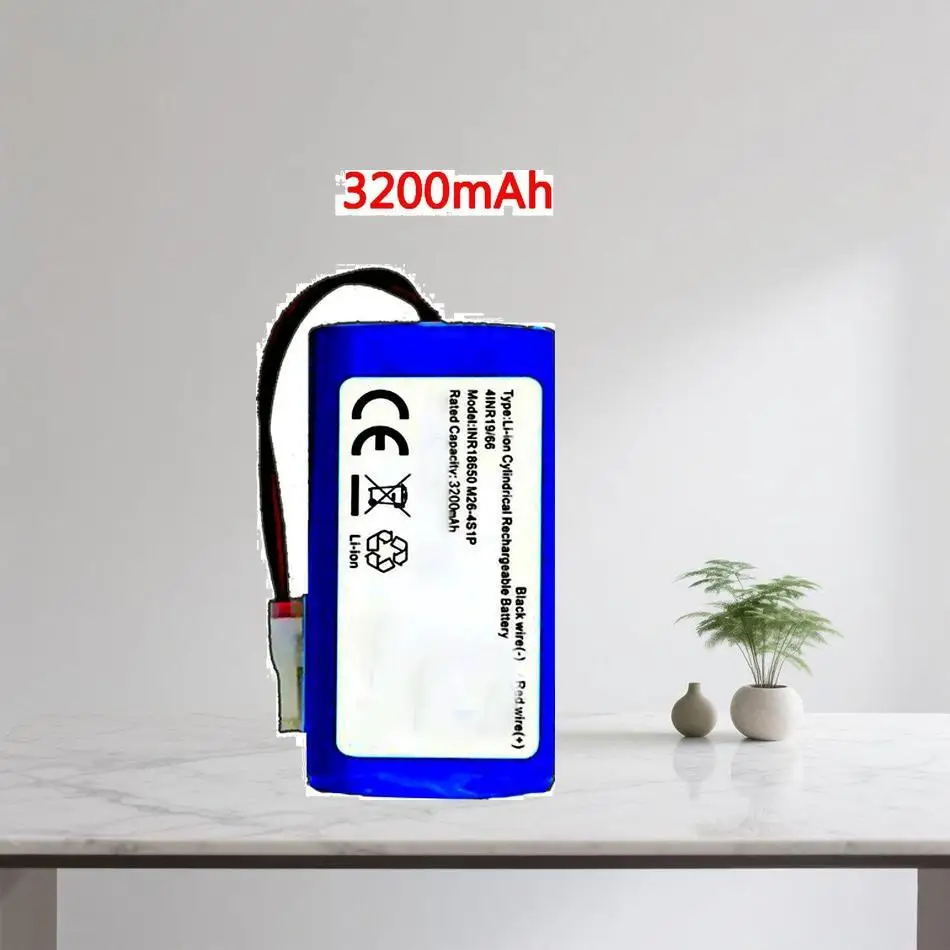 

Cleaning Robot Battery INR18650 M26-4S1P 3200Mah For Ilife V5 V5s V50 V3 DF45 DF43 Plus V3s Pro Vacuum Cleaner
