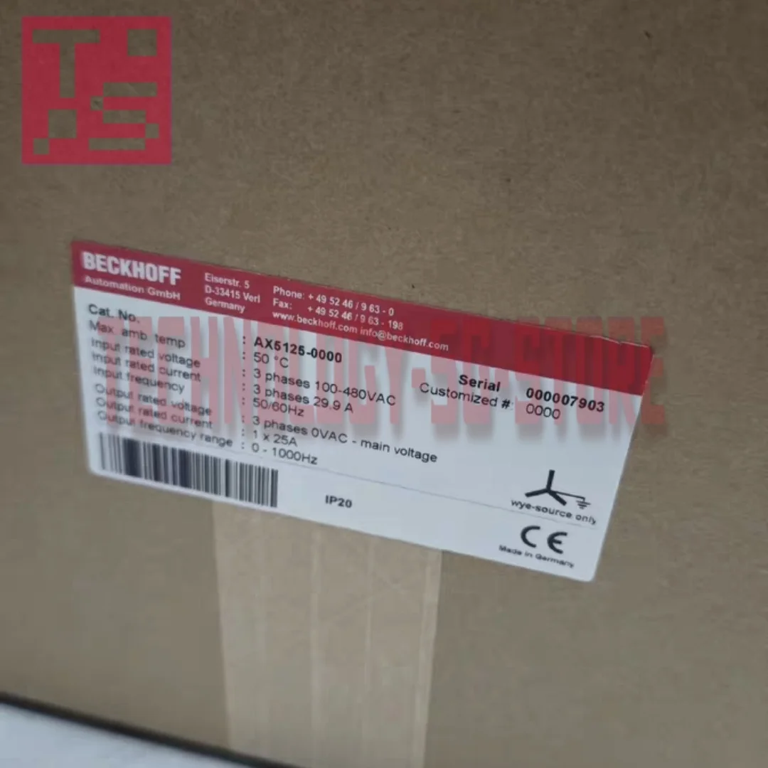 محرك سيرفو جديد في الصندوق AX5125-0000-0200 #3