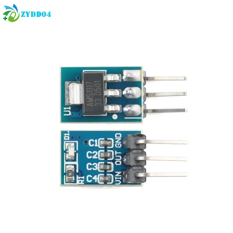 ●1Pcs AMS1117-3.3 LDO Linear Regulator Board 800mA AMS1117 3.3V Power Supply Module DIY Accessories