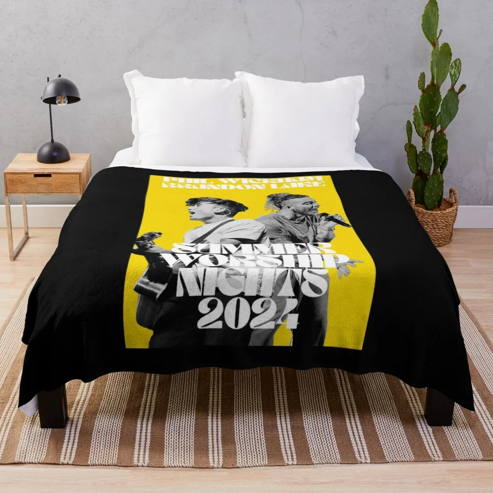 

SMALL Brandon Lake Phil Wickham 100% Cotton Summer Worship Nights Unisex Shirt Throw Blanket