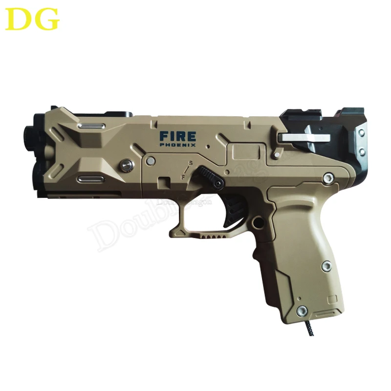 Fire Phoenix Light Gun With 4 LED Sensor Motor Vibration and Recoil USB DIY Arcade Game for PC Emulator Shooting Gamepad