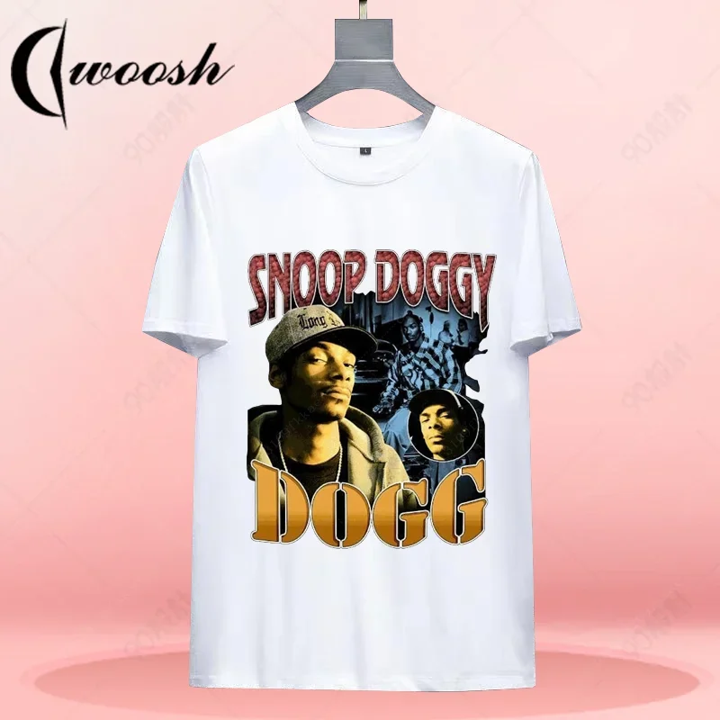 New Fashion Snoop Dogg Kids T-Shirt Hip Hop Graphic Printed Streetwear Boys and Girls Short Sleeve T-Shirt Fashion Top