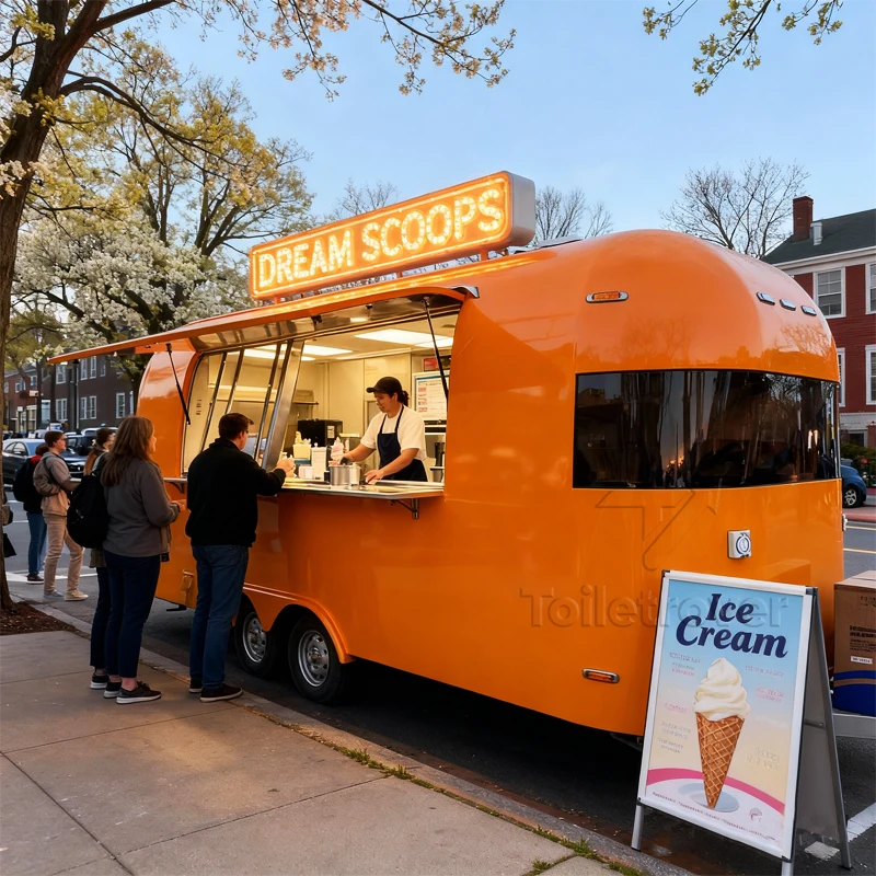 

Mobile Bar Trailer Restaurant Foodtruck Pizza Burger Food Truck Coffee Cart Mobile Food Trailer Fully Equipped