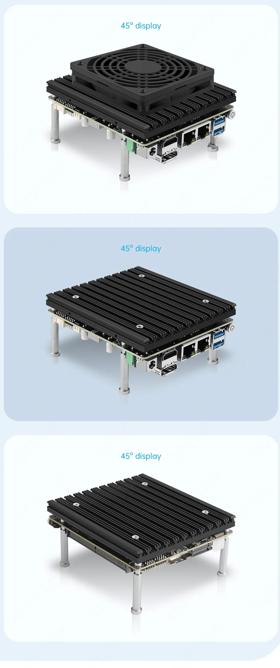 6베이 NAS 마더보드 방화벽 어플라이언스 인텔 i3-N355 N150 2개 LAN 포트 7개 M.2 NVME 또는 6개 SATA 포트 지원 PFSENSE 라우터/AES-NI/OPNsense 썸네일 5