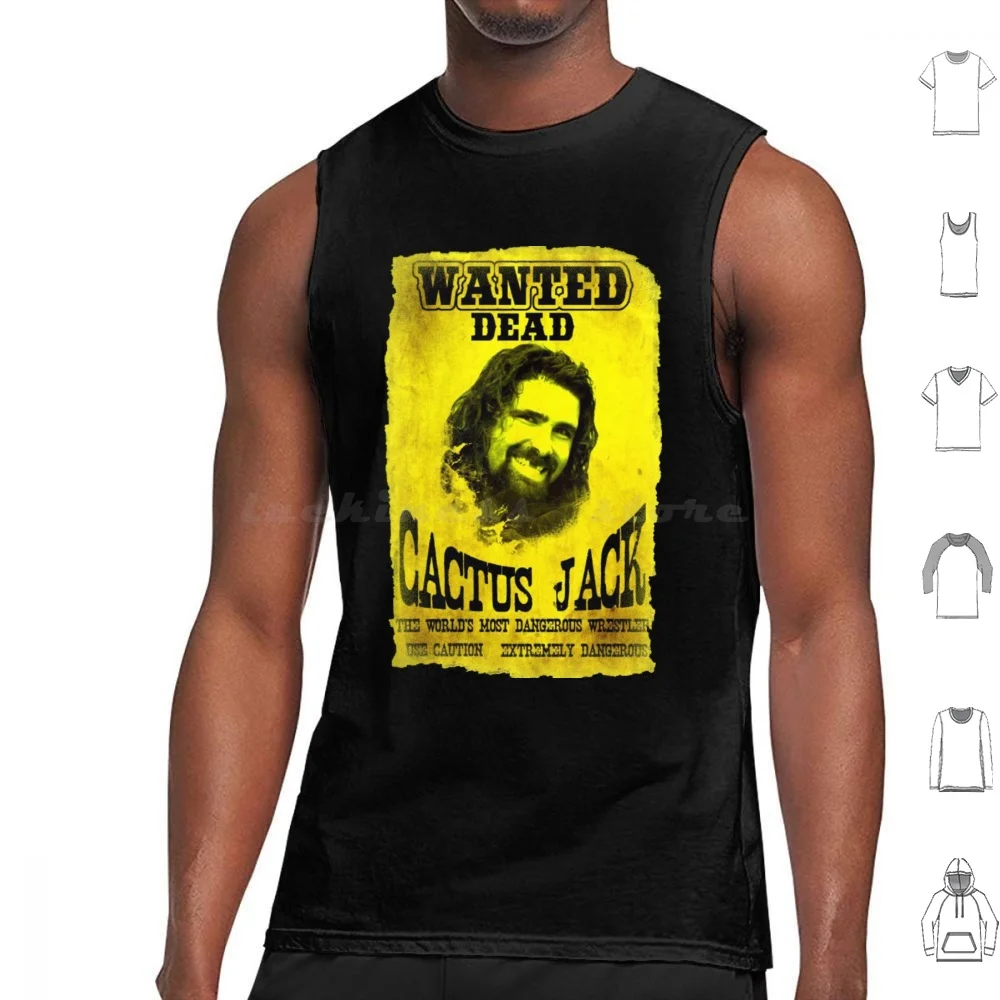 Cactus Jack Wanted Icon Tank Tops Vest Sleeveless Fashion Party Anniversary Birthday Hallowen Christmas Style Paris